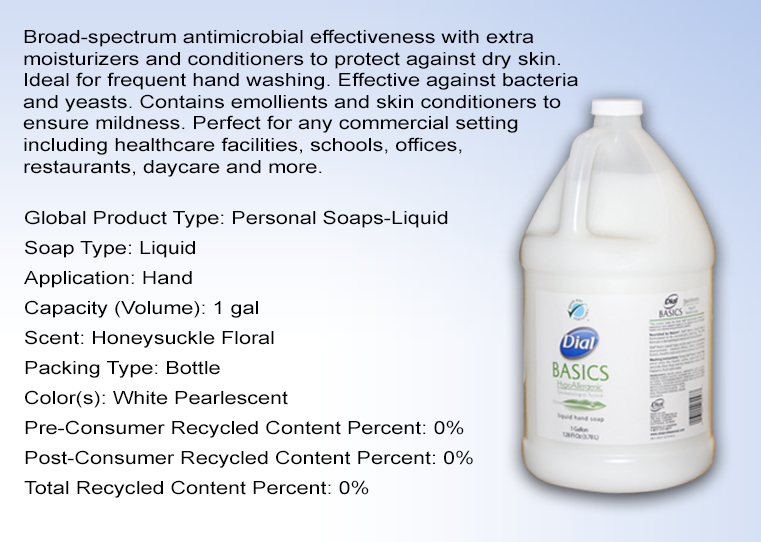 Dial basics sales liquid hand soap